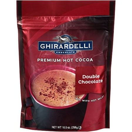 Ghirardelli Double Chocolate Premium Hot Cocoa  10.5 Ounce (Pack of 3)