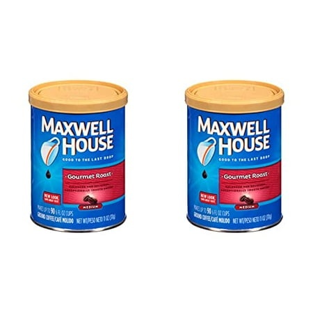 Maxwell House Gourmet Roast Medium Roast Ground Coffee (11 Oz Canister) (Pack of 2)