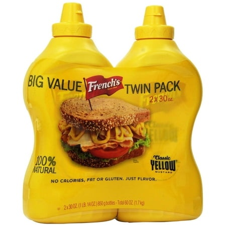 French S Classic Yellow Mustard - 2/30 Ounce/2Pk