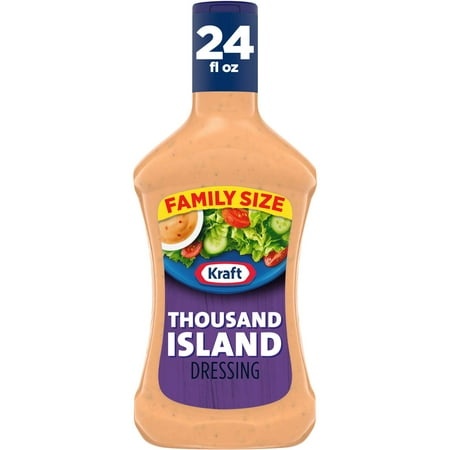Kraft Thousand Island Salad Dressing Family Size (24 Fl Oz Bottle)