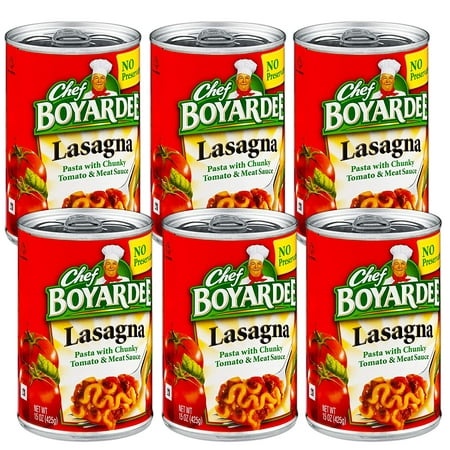 Chef Boyardee  Lasagna  15oz Can (Pack of 6)