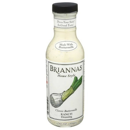 Brianna S - Salad Dressing - Classic Buttermilk Ranch - Case of 6 - 12 Fl Oz