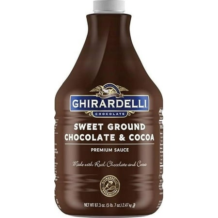 Ghirardelli Chocolate Sweet Ground Chocolate & Cocoa Sauce  87.3-Ounces Plastic Bottle