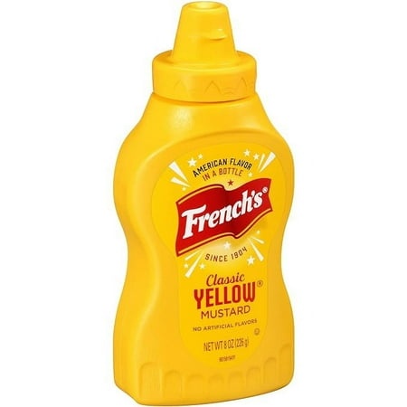 Frenchs Classic Yellow Mustard Squeeze Bottle  8 Oz  6 Pack