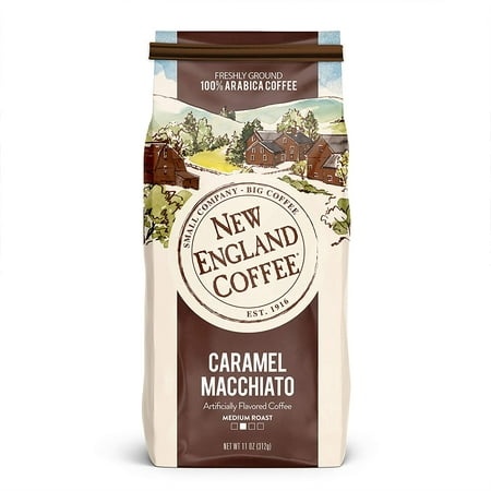 Caramel Macchiato Medium Roast Ground Coffee  11Oz Bag (Pack of 1)