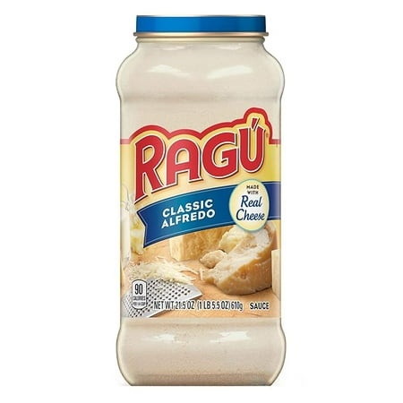 Ragu Classic Alfredo Sauce  Creamy Sauce Made with Real Cheese with Italian-Inspired Flavor  16 OZ