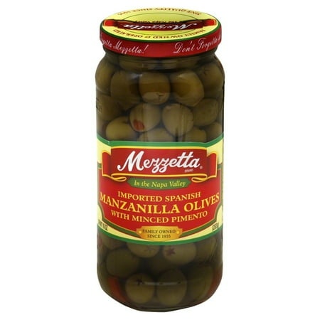 Mezzetta Olives 10 Ounce (Pack of 6)