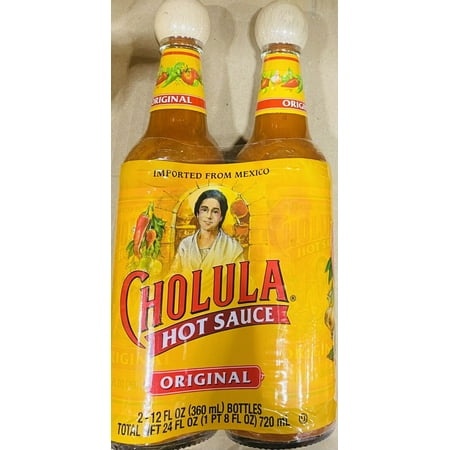 Cholula Mexican Hot Sauce Original Flavor 12 Fl Oz Bottles X2 ( 1 ) 2 PACK