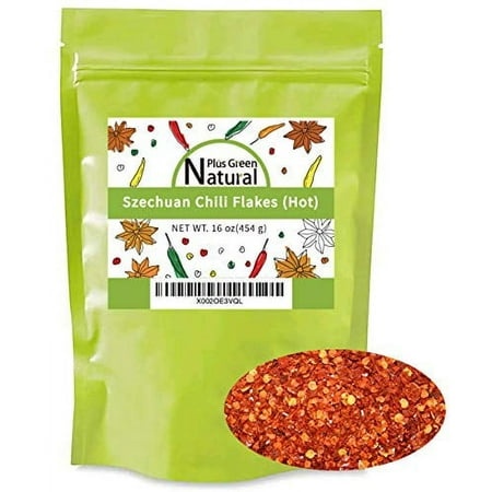 NPG Authentic Sichuan Chili Flakes 16 Ounces  Extra Hot  Szechuan Crushed Red Pepper Flakes Bulk  Essential Spice Seasoning for Making Kimchi  Chili O