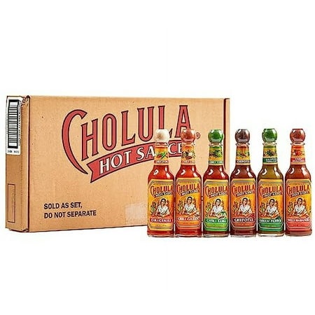 Cholula Hot Sauce 5 .. Fl Oz Variety Pack  .. 6 Count (Crafted with .. Mexican Peppers and Signature .. Spice Blend  Great Hot .. Sauce Lover Gift Set