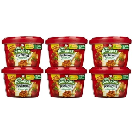 Case of Chef Boyardee Microwave Beefaroni (12 Total)