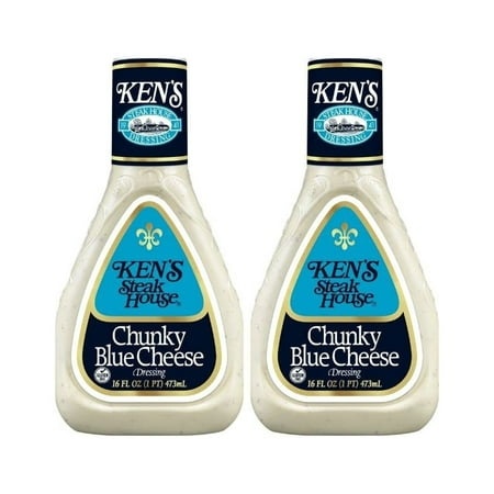 Ken S Chunky Blue Cheese Dressing  16 Oz  2 Pk