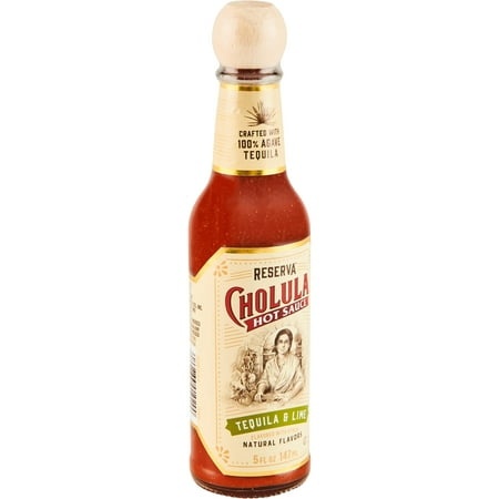 Cholula Tequila & Lime Reserva Hot Sauce (Crafted with 100% Agave Tequila)  5 Fl Oz