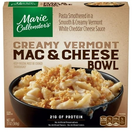 Marie Callender S Creamy Vermont Mac & Cheese Bowl Meal  13 Oz - Pack of 4