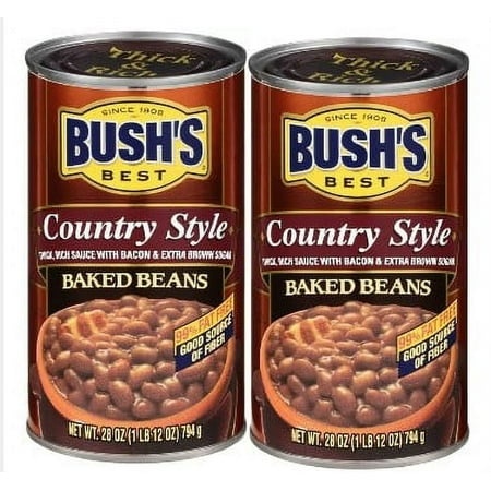 Bush S Country Style Baked Beans - 28oz Pack of 2