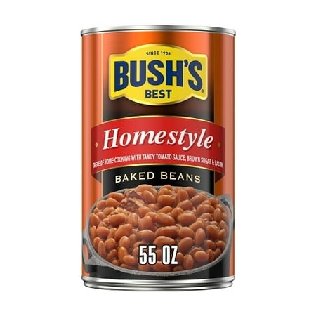 Bush S Best Homestyle Baked Beans  55 Oz - Case of 6