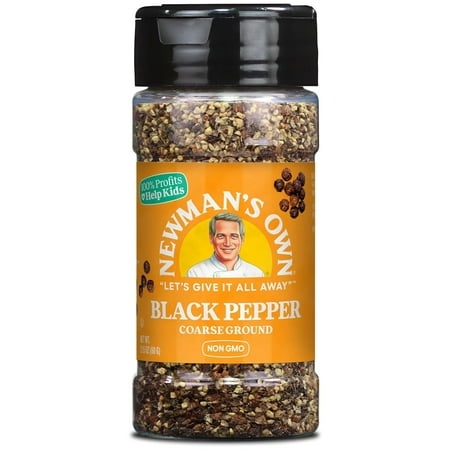 Newman S Own Coarse Ground Black Pepper  2.15 Ounce Bottle