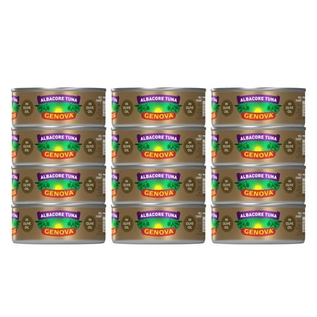 Premium Albacore Tuna in Olive Oil  Wild Caught  Solid White  5 Oz. Can (Pack of 12)