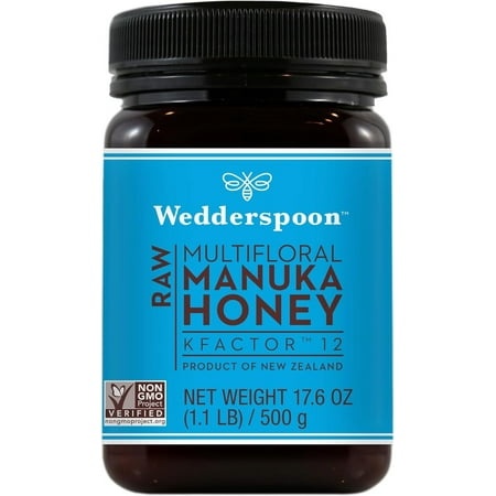 Raw Premium Manuka Honey  KFactor 12  17.6 Oz  Unpasteurized  Genuine New Zealand Honey  Non-GMO Superfood  Traceable from Our Hives to Your Home
