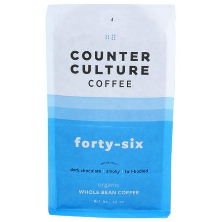 COUNTER CULTURE COFFEE Dark Roast Whole Bean Organic Number 46 12Ozcoffee  12 OZ