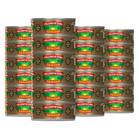 Premium Yellowfin Tuna in Olive Oil  Wild Caught  Solid Light  5 Oz. Can (Pack of 24)