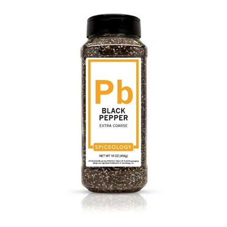 16 Mesh Black Pepper Ground - Coarse Grind Black Pepper - 16 Ounces