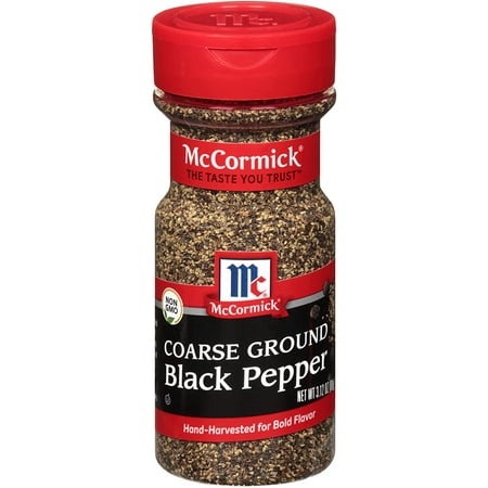 Mccormick Coarse Ground Black Pepper  3.12 Oz