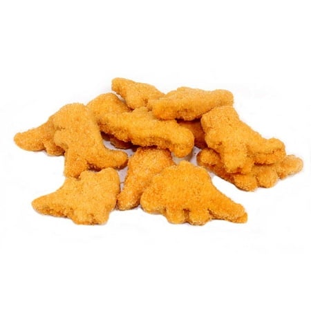 Perdue Farms Fully Cooked Breaded Dino Shaped Chicken Breast Nuggets  5 Pound Bag -- 2 per Case.