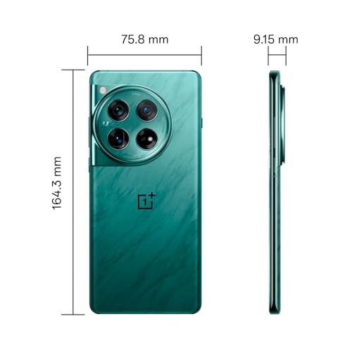 OnePlus 12 5G 16GB 512GB Dual SIM-Free Android Smartphone - Flowy Emerald thumbnail