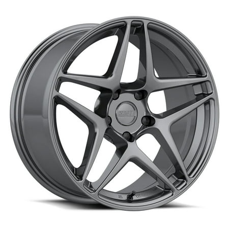 19x8.5 Kansei Wheel K15G Astro Gunmetal Wheel 5x4.5 (35mm)