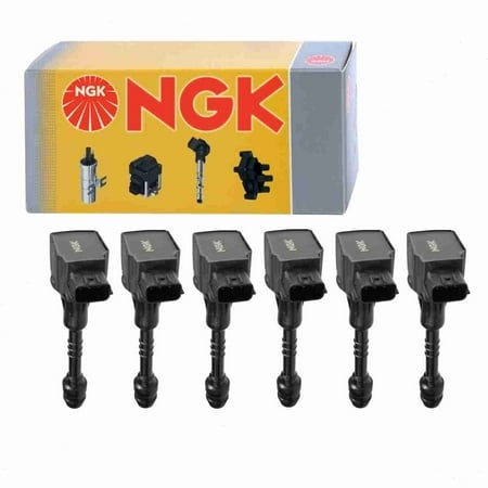 6 Pc NGK 49008 Ignition Coils for 1415105 1415105H 178-8306 22433-6N015 22448-6N011 22448-6N015 2505-204772 36-8080 673-4020 673-4024 E1048 E381 GN102