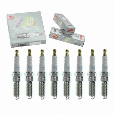 8 Pc NGK 96870 Laser Iridium Spark Plugs for 4719 9A6G 12405 BA 9A6G-12405-BA CYFS12YEC IVT20TT SP490 SP525 Ignition Wire Secondary Fits Select: 2011-