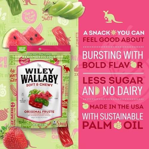 Wiley Wallaby 10 Oz Original Fruits Licorice thumbnail