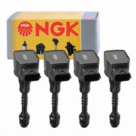 4 Pc NGK 49008 Ignition Coils for 1415105 1415105H 178-8306 22433-6N015 22448-6N011 22448-6N015 2505-204772 36-8080 673-4020 673-4024 E1048 E381 GN102