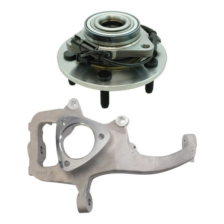 TRQ Front Right Steering Knuckle & Bearing Fits 2012-20198 Ram 1500 BHA37696