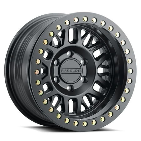 17x9 Raceline RT951B Ryno BEADLOCK Satin Black Wheel 6x135 (-12mm)