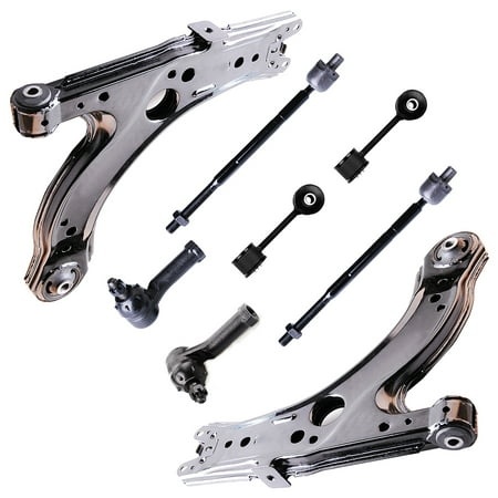 ECCPP Control Arm Kit 01 02 03 04 05 06 07 08 09 10 for Volkswagen Type 1 for Volkswagen for Golf for Volkswagen for Jetta - Inner Tie Rods Lower Cont