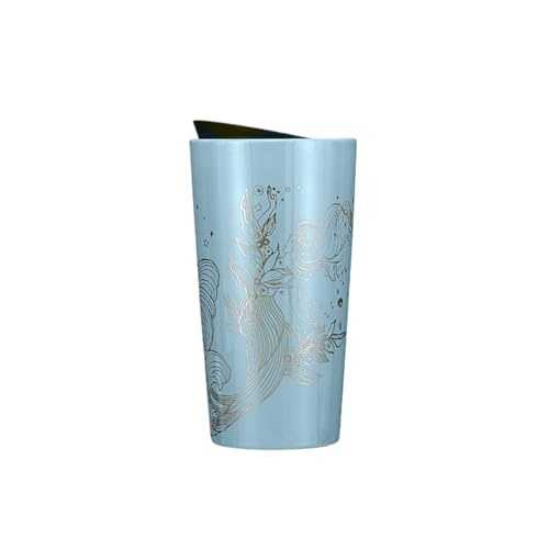 Starbucks Classic Ceramic Coffee Travel Tumbler 12 Oz (Icicle Blue)