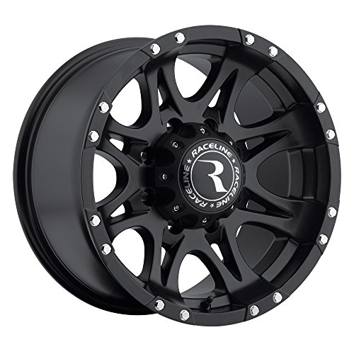 Raceline 981-RAPTOR 16  Cast Aluminum Wheel  RAPTOR BLACK 16X8 6X5.5 0mm Fits Select: 2013 TOYOTA TACOMA DOUBLE CAB  1999-2000 CHEVROLET SILVERADO C15