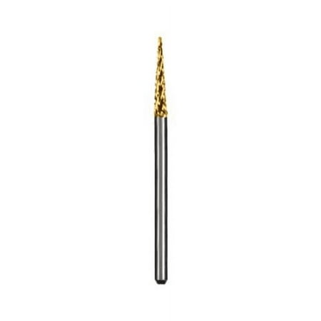 Dedeco 8306 Goldies HP Diamond Cut Titanium Nitride Carbide Bur #D-8 1/Pk