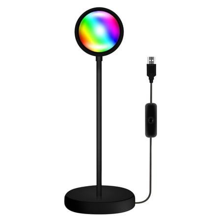 Sunset Projection Lamp LED Sunset Projector Lamp Romantic Golden Hour Night Light for Room Decor  Selfies  Photography  Photoshoots Party USB Charging