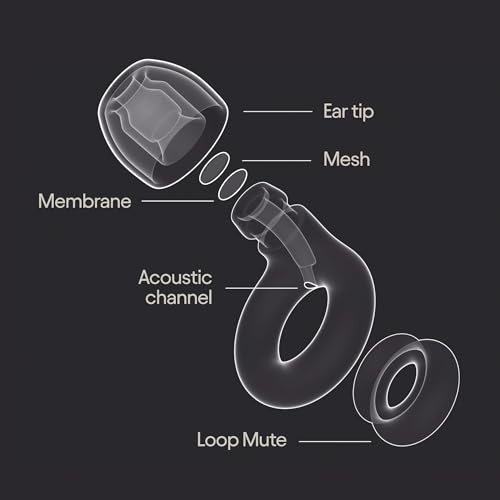 Loop Experience 2 Plus Ear Plugs – Stylish Certified Hearing Protection for Concerts & Festivals, Live Events, Sports, DJs & Nightlife – 17dB Nois thumbnail