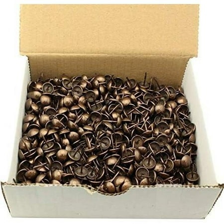 1000 Pcs 7/16  Diameter Antique Oxidized Nail #6990--1/2 Tacks