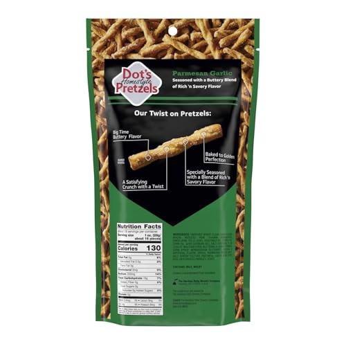Dot's Homestyle Pretzels Parmesan Garlic Twists - 16oz thumbnail