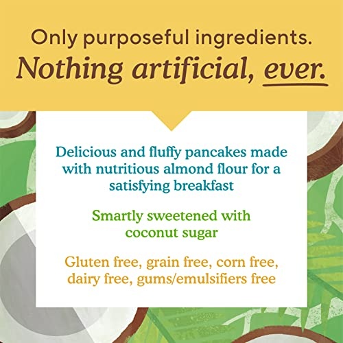 Simple Mills Almond Flour Pancake & Waffle Mix, Original - Gluten Free, Plant Based, Paleo Friendly, Breakfast 10.7 Ounce (Pack of 3) thumbnail