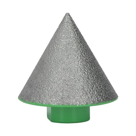 2024 M14 Green Diamond Beveling Chamfer Bit Simple Operation 60° Base Angle Milling Bit for Polishing Shaping 48mm/1.9in