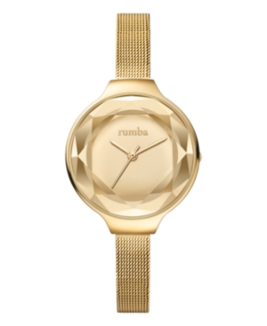 RumbaTime Orchard Gem Mesh Gold Women's Watch