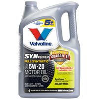 Valvoline SynPower Full Synthetic Motor Oil SAE 5W-20 5 Qt.