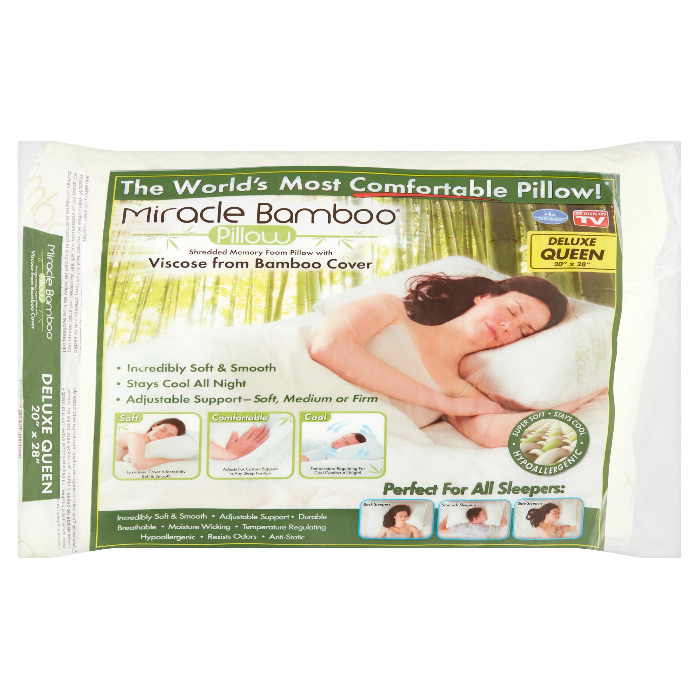 Miracle Bamboo Pillow. 2. @ Kohls