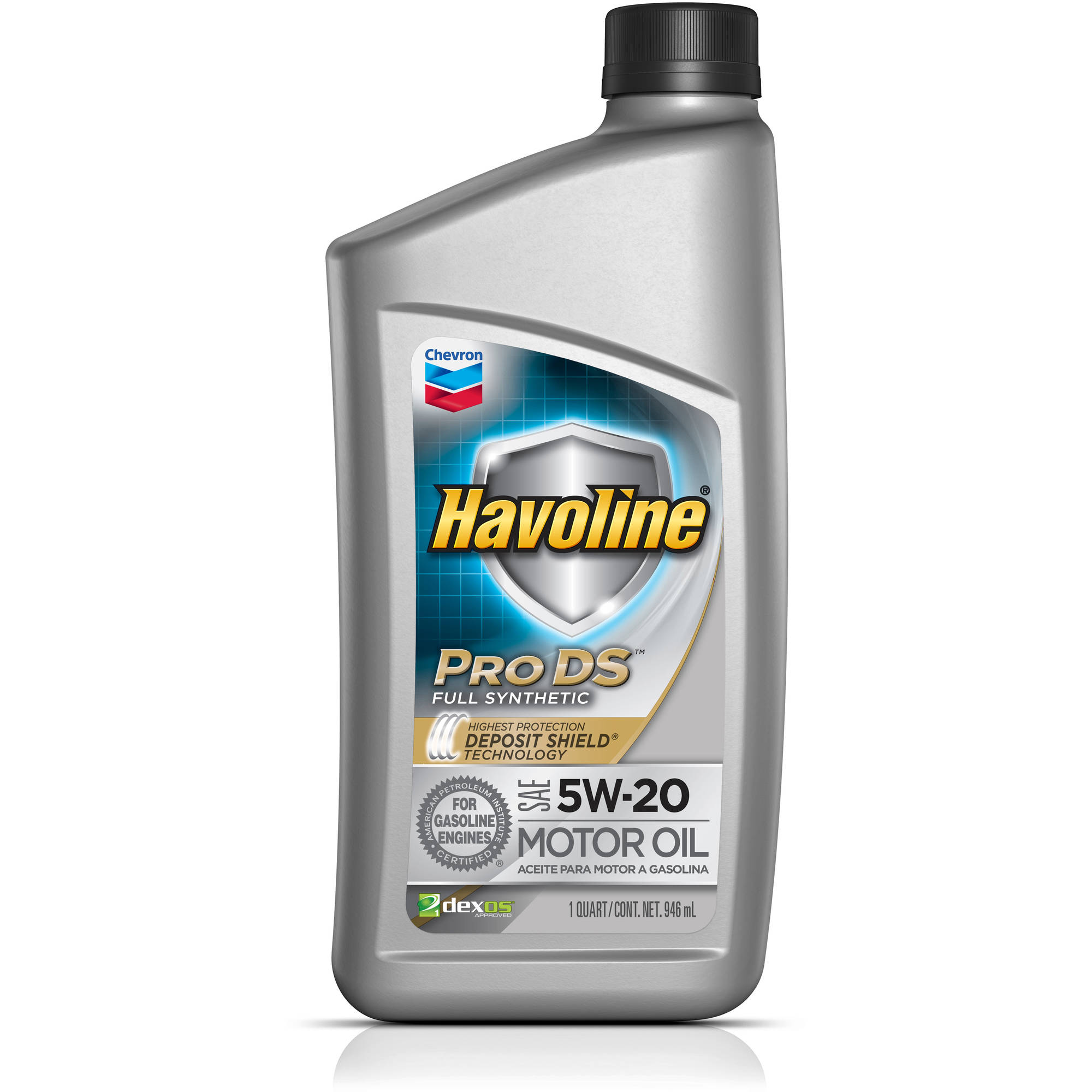 Chevron Havoline Pro-DS Full Synthetic Motor Oil 5W-20  1 Quart Bottle